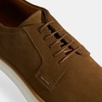 Kahve Erkek Bağcıklı Süet Günlük Ayakkabı