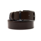 Kahve Erkek Çift Taraflı Deri Kemer