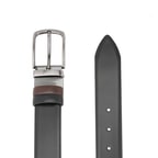 Kahve Erkek Çift Taraflı Klasik Deri Kemer