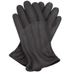 Kahve Erkek Lastikli Deri Eldiven