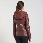 Kahve Fianna Kadın Deri Mont