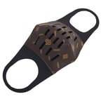 Kahve Monogram Yüz Maskesi - M