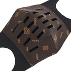 Kahve Monogram Yüz Maskesi - S