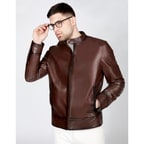 Kahve Moor Erkek Deri Ceket