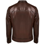 Kahve Moor Erkek Deri Ceket