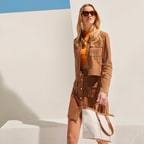 Kahve Nena Kadın Süet Ceket