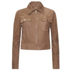 Kahve Nena Kadın Süet Ceket