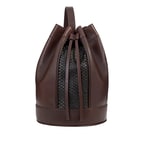 Kahve Thomas Kadın Örgü Deri Çanta