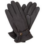 Kahve Tokalı Erkek Deri Eldiven