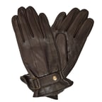 Kahve Tokalı Erkek Deri Eldiven