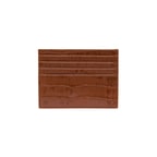 Kahve Vidal Floter Deri Kartlık