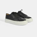 Kalinda Siyah Erkek Deri Bağcıklı Günlük Ayakkabı