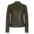 Kalle Haki Kadın Deri Ceket