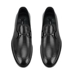 Kane Siyah Erkek Toka Aksesuarlı Deri Klasik Ayakkabı