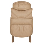 Karen Bej Kadın Puffer Deri Yelek