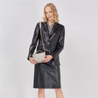 Karina Kadın Deri Blazer Ceket