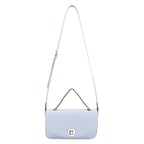 Karla Mavi Kadın Deri Omuz Çantası