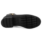 Karlee Siyah Kadın DesaComfort Fermuarlı Deri Bot