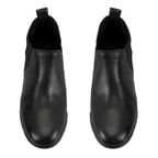 Kayley Siyah Kadın DesaComfort Lastikli Deri Chelsea Bot