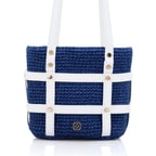 Kenyon Lacivert Kadın Hasır Omuz Çantası