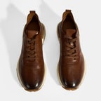 Ketrina Taba Erkek Deri Bağcıklı Günlük Ayakkabı