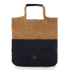 Kevin Siyah Kadın Hasır Omuz Çantası