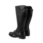 Kiar Siyah Kadın Deri Çizme