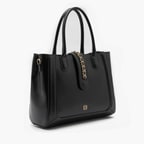 Kinsey Siyah Kadın Deri Omuz Çantası