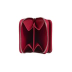 Kırmızı D Logolu Kadın Deri Cüzdan