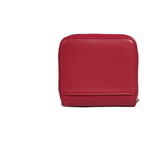 Kırmızı D Logolu Kadın Deri Cüzdan