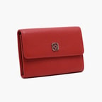 Kırmızı Kadın Deri Cüzdan
