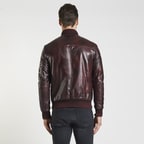 Kırmızı Rufio Erkek Deri Mont