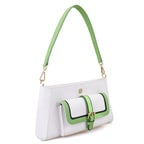 Knospe Beyaz Kadın Deri Omuz Çantası