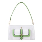 Knospe Beyaz Kadın Deri Omuz Çantası