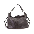 Krista Kahve Kadın Deri Omuz Çantası