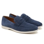 Lacivert Dolce Erkek Süet Loafer