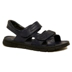 Lacivert Donati Erkek Deri Sandalet