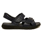 Lacivert Donati Erkek Deri Sandalet