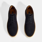 Lacivert Erkek Bağcıklı Süet Günlük Ayakkabı