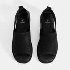 Laney Siyah Kadın Nubuk DesaComfort Deri Sandalet