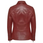 Laura Kadın Gömlek Yakalı Deri Mont