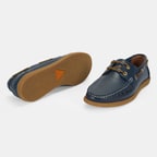 Leminna Lacivert Erkek Deri Tekne Günlük Ayakkabı