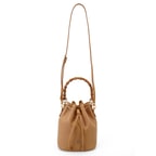 Lexy Taba Kadın Bambu Askılı Deri Omuz Çantası