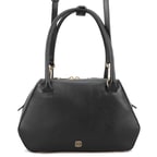 Lillesol Siyah Kadın Deri Omuz Çantası