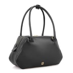 Lillesol Siyah Kadın Deri Omuz Çantası