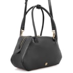 Lillesol Siyah Kadın Deri Omuz Çantası