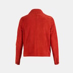 Limited Edition Kadın Kırmızı Süet Kısa Ceket