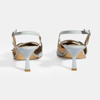 Limited Edition Mavi Kadın Rugan Topuklu Ayakkabı