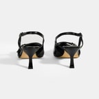 Limited Edition Siyah Kadın Rugan Topuklu Ayakkabı