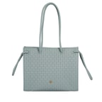 Linda Gri Kadın Deri Omuz Askılı Çanta